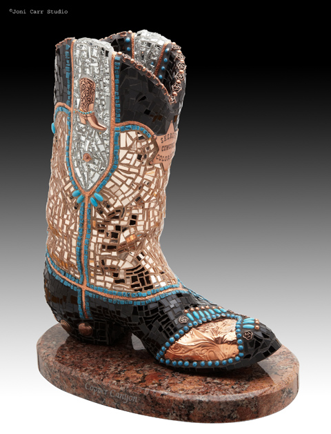 Copper Canyon mosaic sculpture