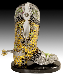 Hip Parade Mosaic Sculpture